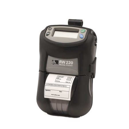 Мобильный принтер штрихкода Zebra RW-420 (Bluetooth)	 